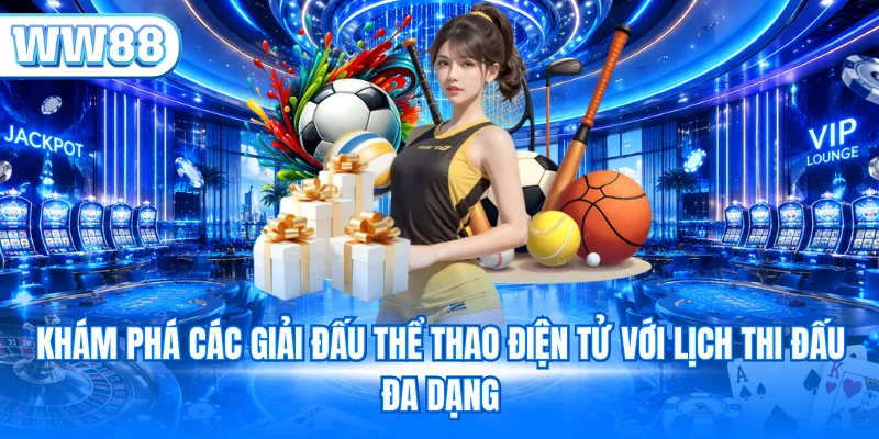 Khám phá các giải đấu thể thao điện tử với lịch thi đấu đa dạng