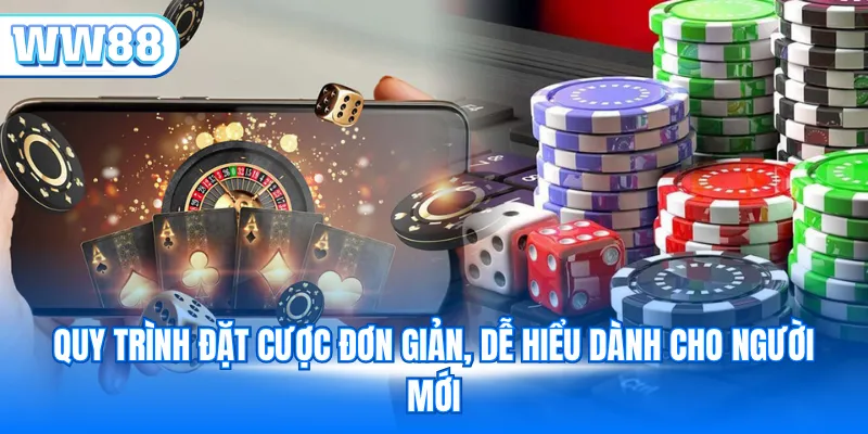 Quy trình đặt cược đơn giản, dễ hiểu dành cho người mới